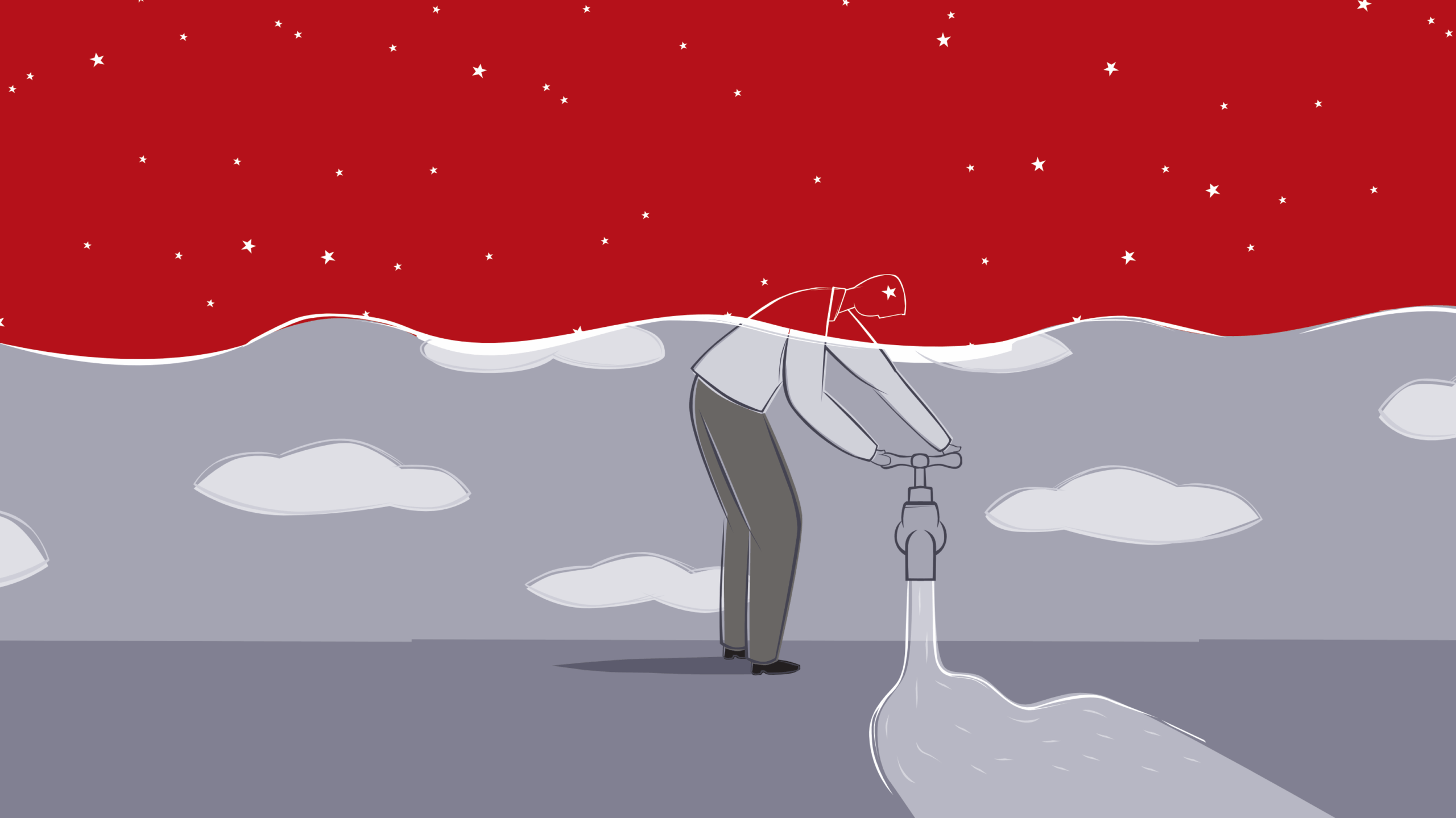 Clear: an illustration of clearing the way for new being, thinking and performance